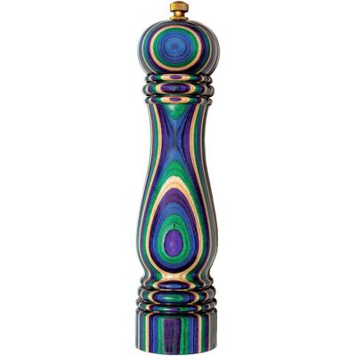 Baltique - Mumbai Collection Refillable Pepper Grinder - Purple, Green, Blue Baltique - Mumbai Collection Refillable Pepper Grinder - Purple, Green, Blue