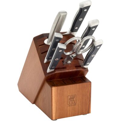 ZWILLING - Spectrum 8-pc Knife Block Set - Acacia ZWILLING - Spectrum 8-pc Knife Block Set - Acacia