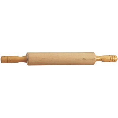 Better Houseware - Wooden Rolling Pin with Nylon Bearings Small - Natural Wood Better Houseware - Wooden Rolling Pin with Nylon Bearings Small - Natural Wood
