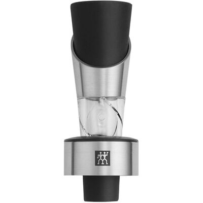 ZWILLING - Sommelier All-in-One Wine Aerator, Pourer and Stopper - Stainless Steel ZWILLING - Sommelier All-in-One Wine Aerator, Pourer and Stopper - Stainless Steel