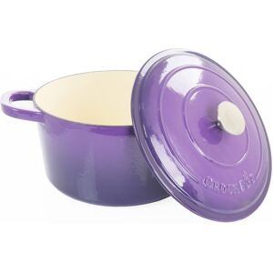 Crockpot - Crock-Pot Artisan 2 Piece 5 Quart Enameled Cast Iron Dutch Oven with Lid in Lavender - Lavendar Crockpot - Crock-Pot Artisan 2 Piece 5 Quart Enameled Cast Iron Dutch Oven with Lid in Lavender - Lavendar