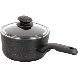 Korkmaz - Ornella 2 Piece 2 Liter Quart Aluminum Nonstick Saucepan with Lid - Silver Korkmaz - Ornella 2 Piece 2 Liter Quart Aluminum Nonstick Saucepan with Lid - Silver