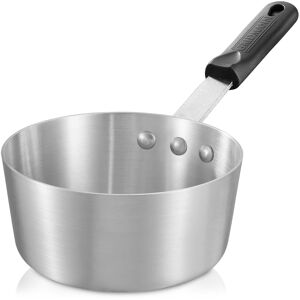 GRIDMANN - 1.5-QT Aluminum Sauce Pan and Silicone Handle NSF Pro Cookware - Silver GRIDMANN - 1.5-QT Aluminum Sauce Pan and Silicone Handle NSF Pro Cookware - Silver