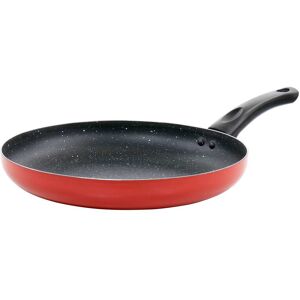Oster - Luneta 11.5 Inch Aluminum Nonstick Frying Pan - Red Oster - Luneta 11.5 Inch Aluminum Nonstick Frying Pan - Red