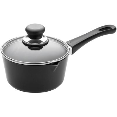 Scanpan - Classic 1 Quart Saucepan with Lid - Black Scanpan - Classic 1 Quart Saucepan with Lid - Black