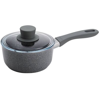 ZWILLING - Parma Plus Ceramic 1.5-qt Aluminum Ceramic Nonstick Saucepan with Lid - Gray ZWILLING - Parma Plus Ceramic 1.5-qt Aluminum Ceramic Nonstick Saucepan with Lid - Gray
