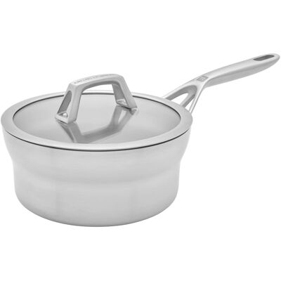ZWILLING - Motion 2.5-qt Saucepan with Lid - Stainless Steel ZWILLING - Motion 2.5-qt Saucepan with Lid - Stainless Steel