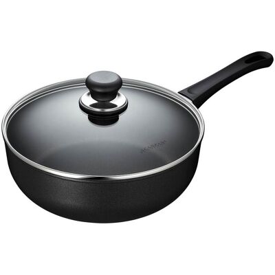 Scanpan - Classic 10.25 Inch Deep Saute Pan w/Lid, 4 Quart Capacity - Black Scanpan - Classic 10.25 Inch Deep Saute Pan w/Lid, 4 Quart Capacity - Black