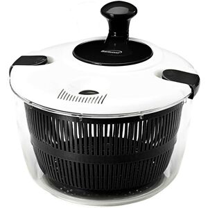 Brentwood - Salad Spinner with 5-Qt. Serving Bowl - Black Brentwood - Salad Spinner with 5-Qt. Serving Bowl - Black