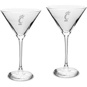 Jardine - Cincinnati Bearcats Two-Piece Traditional 10oz. Martini Glass Set - Multicolor Jardine - Cincinnati Bearcats Two-Piece Traditional 10oz. Martini Glass Set - Multicolor