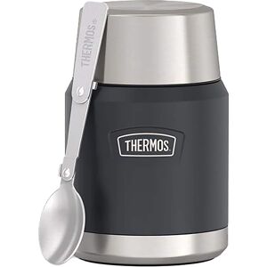 Thermos - 16 oz. Icon Stainless Steel Food Jar w/ Spoon - Granite Thermos - 16 oz. Icon Stainless Steel Food Jar w/ Spoon - Granite