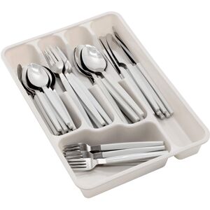 Gibson - Home Edzelle 48 Piece Stainless Steel Flatware Set with Plastic Tray - Gray Gibson - Home Edzelle 48 Piece Stainless Steel Flatware Set with Plastic Tray - Gray