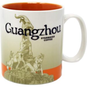 Starbucks - Global Icon Series Guangzhou Ceramic Mug, 16 Oz - Orange Starbucks - Global Icon Series Guangzhou Ceramic Mug, 16 Oz - Orange