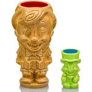 Geeki Tikis Disney Pinocchio and Jiminy Cricket Mug Set - Brown Geeki Tikis Disney Pinocchio and Jiminy Cricket Mug Set - Brown