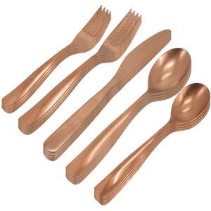 Gibson - Home Hulton 20 Piece Stainless Steel Flatware Set in Matte - Bronze Gibson - Home Hulton 20 Piece Stainless Steel Flatware Set in Matte - Bronze