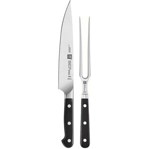 ZWILLING - Pro 2-pc Carving Knife & Fork Set - Stainless Steel ZWILLING - Pro 2-pc Carving Knife & Fork Set - Stainless Steel