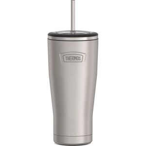 Thermos - 24 oz. Icon Cold Tumbler w/ Straw - Matte Stainless Steel Thermos - 24 oz. Icon Cold Tumbler w/ Straw - Matte Stainless Steel