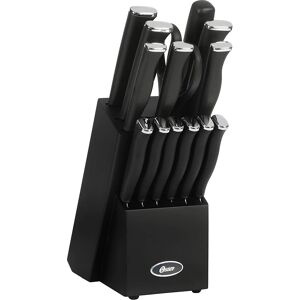 Oster - Langmore 15 Piece Stainless Steel Blade Cutlery Set in Black Oster - Langmore 15 Piece Stainless Steel Blade Cutlery Set in Black