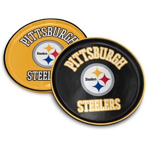 Pegasus - Pittsburgh Steelers 8" Home & Away Round Two-Piece Serving Plate Set - Multicolor Pegasus - Pittsburgh Steelers 8" Home & Away Round Two-Piece Serving Plate Set - Multicolor