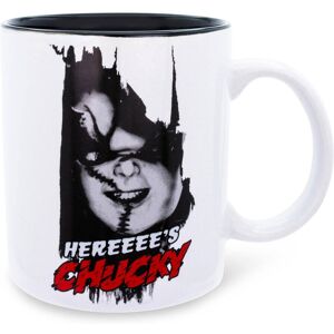Silver Buffalo - Child's Play "Here's Chucky" Ceramic Mug Holds 20 Ounces - White Silver Buffalo - Child's Play "Here's Chucky" Ceramic Mug Holds 20 Ounces - White