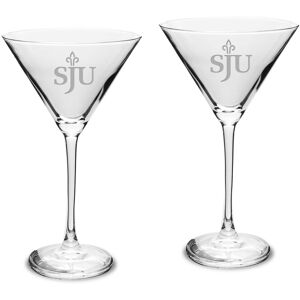 Jardine - Saint Joseph's Hawks Two-Piece Traditional 10oz. Martini Glass Set - Multicolor Jardine - Saint Joseph's Hawks Two-Piece Traditional 10oz. Martini Glass Set - Multicolor