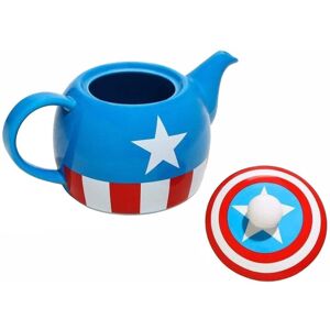 Marvel - Captain America 36 Ounce Ceramic Teapot - Blue Marvel - Captain America 36 Ounce Ceramic Teapot - Blue