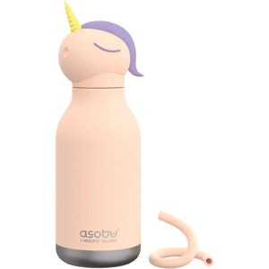 Asobu - 16-Oz Bestie Bottle Insulated Stainless Steel Water Bottle with Reusable Flexi Straw - Unicorn Asobu - 16-Oz Bestie Bottle Insulated Stainless Steel Water Bottle with Reusable Flexi Straw - Unicorn