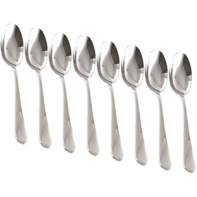 Martha Stewart - Everyday 8 Piece Stainless Steel Dinner Spoon Set - Silver Martha Stewart - Everyday 8 Piece Stainless Steel Dinner Spoon Set - Silver