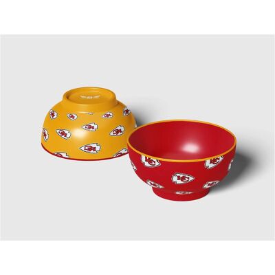 Pegasus - Kansas City Chiefs 6" Home & Away Two-Piece Serving Bowl Set - Multicolor Pegasus - Kansas City Chiefs 6" Home & Away Two-Piece Serving Bowl Set - Multicolor