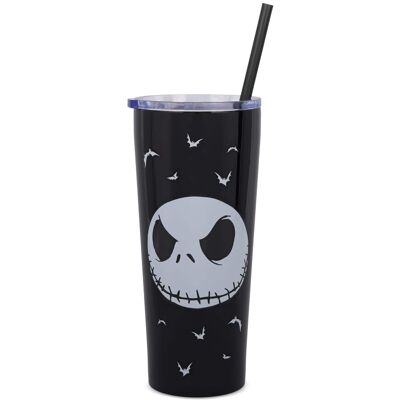 Disney - The Nightmare Before Christmas "Seriously Spooky" Stainless Steel Tumbler - Black Disney - The Nightmare Before Christmas "Seriously Spooky" Stainless Steel Tumbler - Black