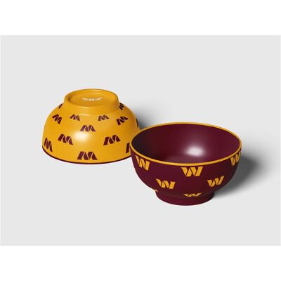 Pegasus - Washington Commanders 6" Home & Away Two-Piece Serving Bowl Set - Multicolor Pegasus - Washington Commanders 6" Home & Away Two-Piece Serving Bowl Set - Multicolor