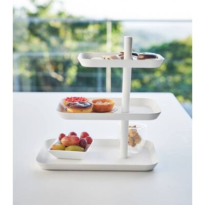 Yamazaki Home - Serving Stand - Steel - Black Yamazaki Home - Serving Stand - Steel - Black