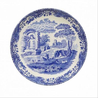 Spode - Blue Italian 12-Inch Pasta Serving Bowl - Blue - Blue and White Spode - Blue Italian 12-Inch Pasta Serving Bowl - Blue - Blue and White