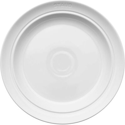 Staub - Ceramic Dinnerware 4-pc 9.5-inch Soup Pasta Bowl Set - White Staub - Ceramic Dinnerware 4-pc 9.5-inch Soup Pasta Bowl Set - White