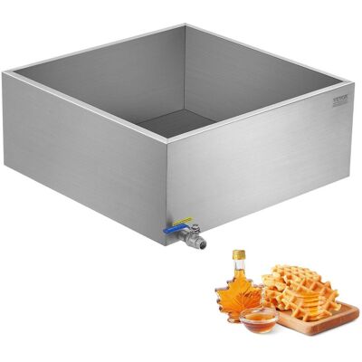 VEVOR - Maple Syrup Evaporator Pan, 24.9 Gallon, 362 Cups of 8.8oz Maple Syrup, Flat Evaporator Pan,1Valve and 3 Heating Methods - Silver VEVOR - Maple Syrup Evaporator Pan, 24.9 Gallon, 362 Cups of 8.8oz Maple Syrup, Flat Evaporator Pan,1Valve and 3 Heating Methods - Silver