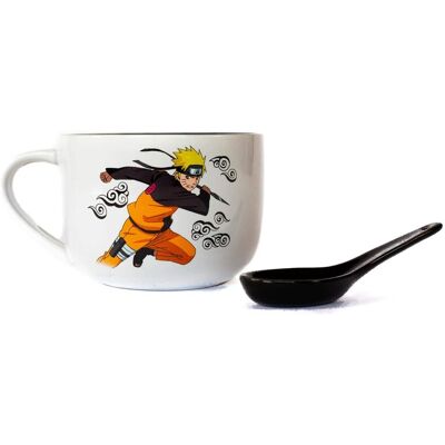 Just Funky - Naruto Anime Ceramic Ramen Soup Mug with Spoon - Awesome 20 oz Coffee Cup for Office - White Just Funky - Naruto Anime Ceramic Ramen Soup Mug with Spoon - Awesome 20 oz Coffee Cup for Office - White