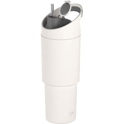 Asobu - 32-Oz Cosmic Insulated Water Bottle - White Asobu - 32-Oz Cosmic Insulated Water Bottle - White