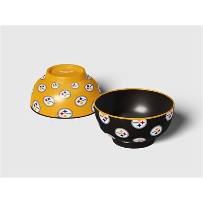 Pegasus - Pittsburgh Steelers 6" Home & Away Two-Piece Serving Bowl Set - Multicolor Pegasus - Pittsburgh Steelers 6" Home & Away Two-Piece Serving Bowl Set - Multicolor
