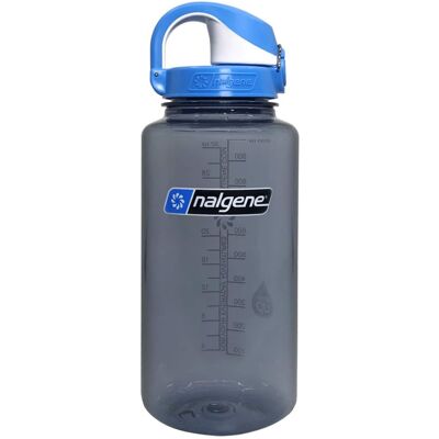 Nalgene - Sustain 32 oz. On The Fly Wide Mouth Water Bottle - Gray Nalgene - Sustain 32 oz. On The Fly Wide Mouth Water Bottle - Gray
