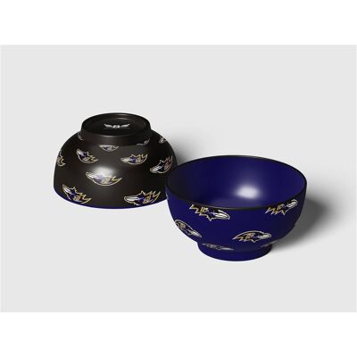 Pegasus - Baltimore Ravens 6" Home & Away Two-Piece Serving Bowl Set - Multicolor Pegasus - Baltimore Ravens 6" Home & Away Two-Piece Serving Bowl Set - Multicolor