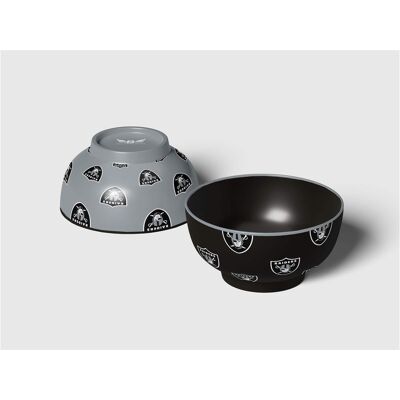 Pegasus - Las Vegas Raiders 6" Home & Away Two-Piece Serving Bowl Set - Multicolor Pegasus - Las Vegas Raiders 6" Home & Away Two-Piece Serving Bowl Set - Multicolor