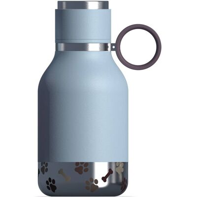 Asobu - 33-Oz. Insulated Water Bottle with Removable Dog Bowl - Blue Asobu - 33-Oz. Insulated Water Bottle with Removable Dog Bowl - Blue