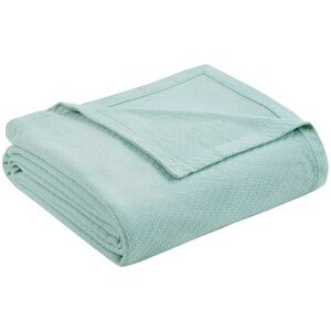 Gracie Mills - Janette Ring Spun Cotton Blanket - Seafoam Gracie Mills - Janette Ring Spun Cotton Blanket - Seafoam