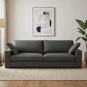 Simpli Home - Charlie 96-inch Sofa in Tightly Woven Performance Fabric - Pebble Grey Simpli Home - Charlie 96-inch Sofa in Tightly Woven Performance Fabric - Pebble Grey