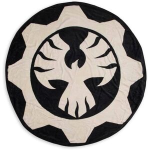 Just Funky - Gears of War Phoenix Omen Round Fleece Throw Blanket - 60” - Black Just Funky - Gears of War Phoenix Omen Round Fleece Throw Blanket - 60” - Black