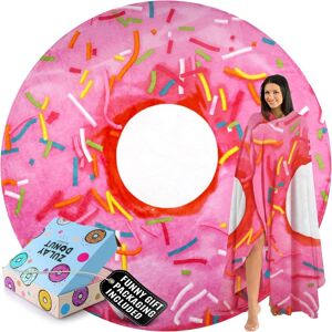 Zulay Kitchen - Giant Novelty Blanket Soft Flannel Round 285 GSM 60 Inches - Glazed Donut Zulay Kitchen - Giant Novelty Blanket Soft Flannel Round 285 GSM 60 Inches - Glazed Donut