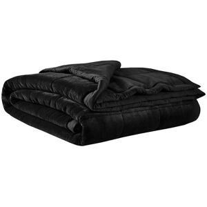 Gracie Mills - Morrow HeiQ Smart Temperature Reversible Down Alternative Blanket - Black Gracie Mills - Morrow HeiQ Smart Temperature Reversible Down Alternative Blanket - Black