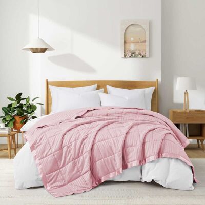 Peace Nest Hotel Quality Luxury All Season Jacquard Soft Bed Blanket with Satin Trim Cozy and Warm - Pink Peace Nest Hotel Quality Luxury All Season Jacquard Soft Bed Blanket with Satin Trim Cozy and Warm - Pink
