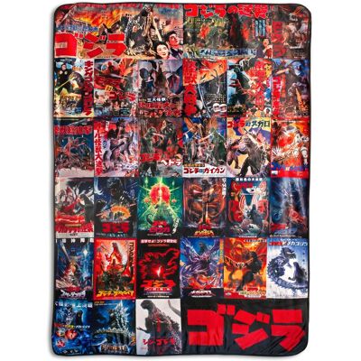 Surreal Entertainment - Godzilla Movie Poster Oversized Fleece Throw Blanket 76 x 54 Inches - Red Surreal Entertainment - Godzilla Movie Poster Oversized Fleece Throw Blanket 76 x 54 Inches - Red