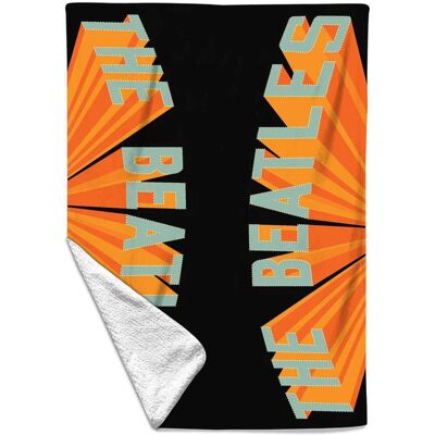 PopMarket - The Beatles - Rocksax - The Beatles - 70's Logo - Sherpa Fleece Throw (50 in x 60 in) - Multicolor PopMarket - The Beatles - Rocksax - The Beatles - 70's Logo - Sherpa Fleece Throw (50 in x 60 in) - Multicolor